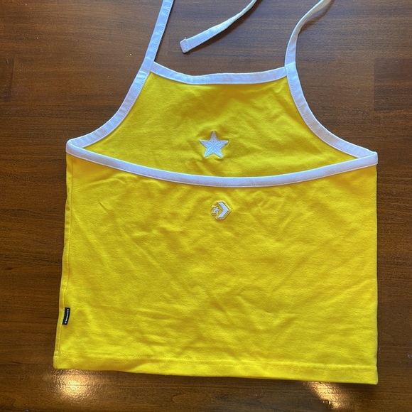New limited edition Converse x Mademe collaboration yellow halter tank - Picture 5 of 5